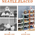 Foldable Shoe Rack With 6 Layer