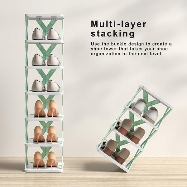 Foldable Shoe Rack With 6 Layer